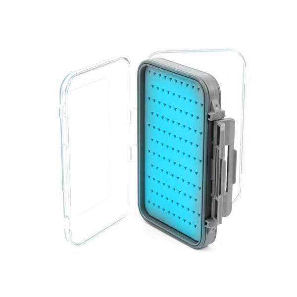 Large Silicone Double Sided Clear Lid Fly Box