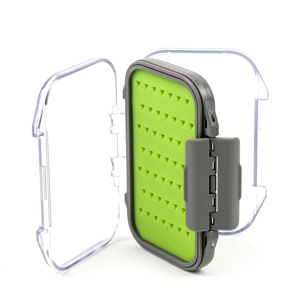Micro Silicone Double Sided Clear Lid Fly Box