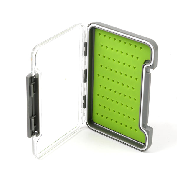 Small Silicone Slimline Waterproof Clear Lid Fly Box